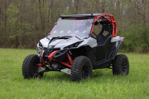 LED Light Bar - Rough Country - Curved, Single Row - Black